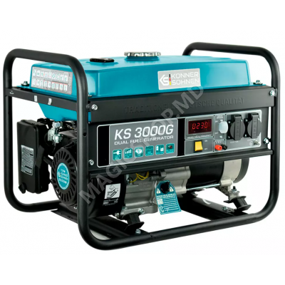 Generator electric Könner&Söhnen KS 3000G 3kw Gaz/Benzină AVR